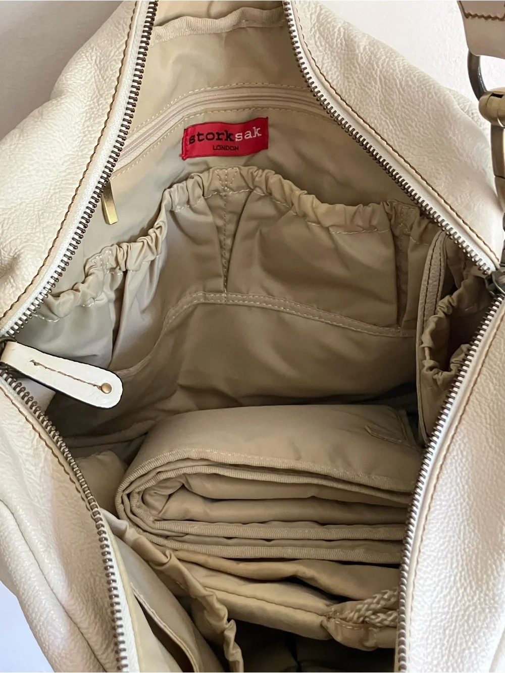 StorkSak Elizabeth Genuine Leather